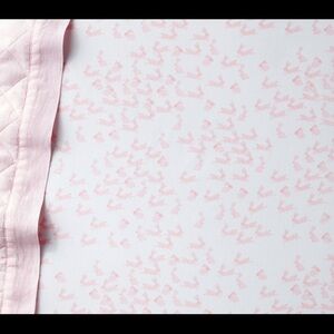 Pottery Barn Kids And Baby Pink bunny crib Bedding Sheet for nursery